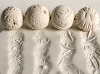 etsy GiselleNo5 Polymer Clay Texture Ball